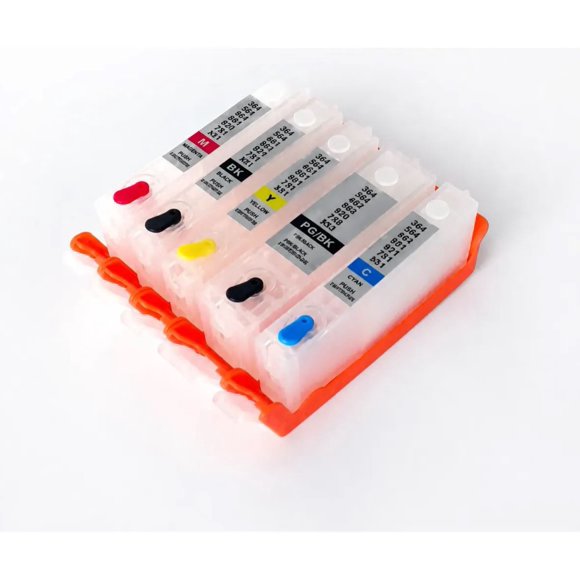 Kit 5 Cartuchos Recargables Canon PGI-150 / CLI-151 (chip reseteable)