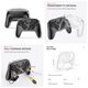 thumbnail image 5 of Funda protectora cristalina 5 en 1 compatible con Switch 2 para controladores L/R y Pro, a prueba de golpes y antiarañazos, 5 of 10