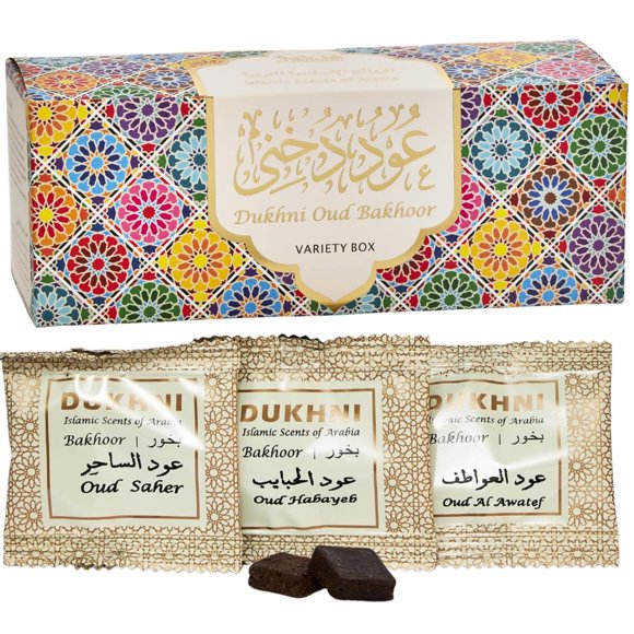 Caja Variada De Bakhoor De Oud 30 Piezas Surtidas