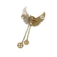 thumbnail image 2 of Broche De Alas De Ángel Disfraz De Halloween Broches De Cadena Colgantes De Metal Insignia De Engranaje, 2 of 5