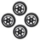 thumbnail image 3 of 4pcs RC Vehículo Ruedas Neumáticos Juego De Llantas 12 Mm Hexagonal Para 1/10 En Coche De Carretera HPI HSP, 3 of 5