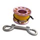thumbnail image 1 of Carrete De Dedo De Aleación De Aluminio De Buceo De 15 M Con Mosquetón De Perno Rosa, 1 of 5