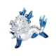thumbnail image 2 of Escultura Animal Decorativa Del Arte De La Estatuilla Del Dragón De Cristal Para La Decoración De La Oficina De La Mesa Azul, 2 of 3