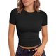 thumbnail image 1 of Polera Mujer GAYHAY Manga Corta Crop Ajustada, 1 of 3