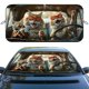 thumbnail image 1 of Cobertor Solar para Coche Zarnix 150 cm x 80 cm con Diseño Divertido de Gato, 1 of 8