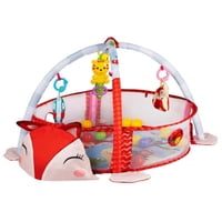 Genérico - Corral Gimnasio De Bebes Con Sonajeros Con Sonidos Rojo