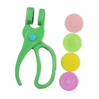 Magideal - Kit De Estampado Para Niños, Herramienta Manual Para Hacer Mismo, Divertida Máquina Moleteadora De Papel Manual Para Cumpleaños, Guarderías, Niños , 5 Uds.