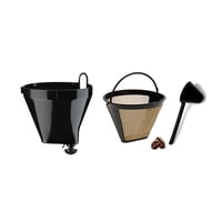 Cesta De Filtro Y Filtro Permanente En Tono Dorado Para Cuisinart Dcc-3400