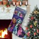 thumbnail image 1 of Calcetín de Navidad Monster High Lino Blanco 45cm x 32cm, 1 of 5