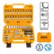 thumbnail image 1 of Set Dados Y Matraca Chicharra 46 Pzs 1/4 72t Ingco Hkts14462 Naranja Claro, 1 of 5