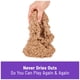 thumbnail image 3 of Sensory Toys Kinetic Sand, totalmente natural, marrón, 2,5 kg (5,5 libras), 3 of 9