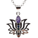 thumbnail image 1 of Collar Flor de Loto con Circones 7 Chakras en Plata 925, 1 of 2