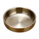 thumbnail image 3 of Plato redondo de acero inoxidable con forma de salsa, plato de soja, oro, 13 cm., 3 of 5