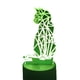 thumbnail image 3 of Lampara Ilusion 3D Gato Holográfico de 7 colores, Base touch, 3 of 8