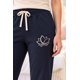 thumbnail image 3 of Pantalón de Pijama Franela Mujer Flor de Loto gris oscuro L, 3 of 6