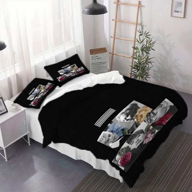 3pcs Bigbang Inspired Duvet Cover Set - Bedding Set for Christmas Graduation Season