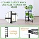 thumbnail image 3 of Soporte para Plantas CADANI de 5 Niveles Plegable, Metal Negro, 3 of 7
