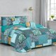 thumbnail image 1 of Cubrecama Quilt De Verano De 2 Plazas Medida 230x250cm Delgado + 2 Fundas De Almohada, 1 of 3