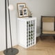 thumbnail image 1 of WHITE color modular 32 wine bar cabinet Buffet Cabinet, 1 of 3