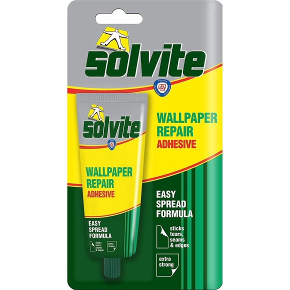 Adhesivo reparador de papel pintado Solvita Ref 1574678 56g