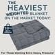 thumbnail image 2 of Manta pesada HomeSmart, 22,68 kg, tamaño queen, 224 x 224 cm, gris, 2 of 7