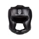 thumbnail image 3 of Casco de boxeo protector de cabeza acolchado grueso ajustable PU cobertura de cara completa para entrenamiento de Muay Thai Taekwondo Sparring Karate azul de 50 a 60cm, 3 of 5