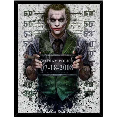 Genérico - Cuadro Decorativo Joker 2 Medidas 30X40 Cm