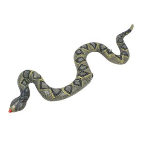 Magideal - Juguete De Serpiente Inflable Piscina Inflable Serpiente De Juguete Flotante 120 Cm De Longitud Juguete De Serpiente Espeluznante Aterrador Decoración Negro