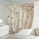 thumbnail image 5 of Transform Your Bathroom with our Botanical Watercolor Floral Shower Curtain Set - Includes 12 Hooks for Easy Installation!, 5 of 5