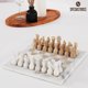 thumbnail image 2 of Juego de mesa SPESHSTONES Ajedrez de mármol y travertino 30 cm – Versión de viaje, 2 of 6