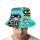 thumbnail image 4 of Carl el Coleccionista Sombrero bucket para adultos, gorra de protección solar, sombrero de pescador plegable para viajes al aire libre, pesca y actividades de verano, 4 of 6