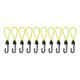 thumbnail image 4 of 10 Uds Cuerda Elástica Con Gancho Portátil Para Accesorios De Camping Lonas De Lona Amarillas, 4 of 5