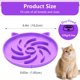 thumbnail image 5 of Comedero para gato Sarnxgr 2 piezas de silicona, puzzle de alimentación lenta, 5 of 7
