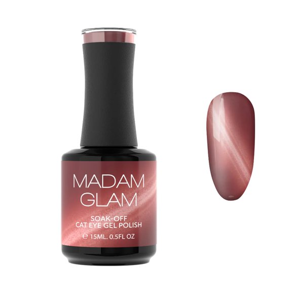 Esmalte de gel Madam Glam Sweet Merlot 15 ml Cat Eye