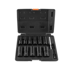 Magideal - Kit De Extracción De Bloqueo De Rueda De 13 Piezas, Extractor De Pernos Profesional Para Quitar Pernos Y Tuercas Oxidados Congelados, Extractor De