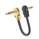 thumbnail image 3 of Cable De Conexión Para Guitarra, Simplemente Conéctelo Al Pedal De La Guitarra, Ajuste El Cable De Audio Apretado Aureate Flat 30CM, 3 of 5