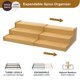 thumbnail image 2 of Estante para especias Lenwi de bambú expandible de 3 niveles (22‑39 cm), 2 of 7