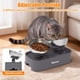 thumbnail image 3 of Comedero Elevado para Gatos Bsemax Ajustable Inclinación 15.5-18.5 cm, 3 of 9
