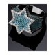 thumbnail image 5 of Anillos Brillantes Punky de Rapero de Lujo a la Moda con Hexagrama para Hombre, Cool, con Hielo, Hip Hop, Circonia Cúbica, Dominantes, Anillos para Hombre, 5 of 8