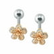 thumbnail image 1 of Aros Flor Con Zirconias Niña Adulto Piercing Conch Helix, 1 of 3