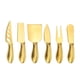 thumbnail image 2 of Juego de Herramientas para Queso de Cocina, rebanador de Queso, Cubiertos para Queso, espátula para Pastel, Herramientas de Cocina, Juego de Queso, pa 6 uds dorado, 2 of 5