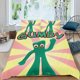 thumbnail image 2 of El Show de Gumby Conjunto de sábanas temático, trío de piezas, cómodo y amigable con la piel, diseño único, regalo de decoración para el hogar para familiares, amigos y fans,135cm *200cm, 2 of 6