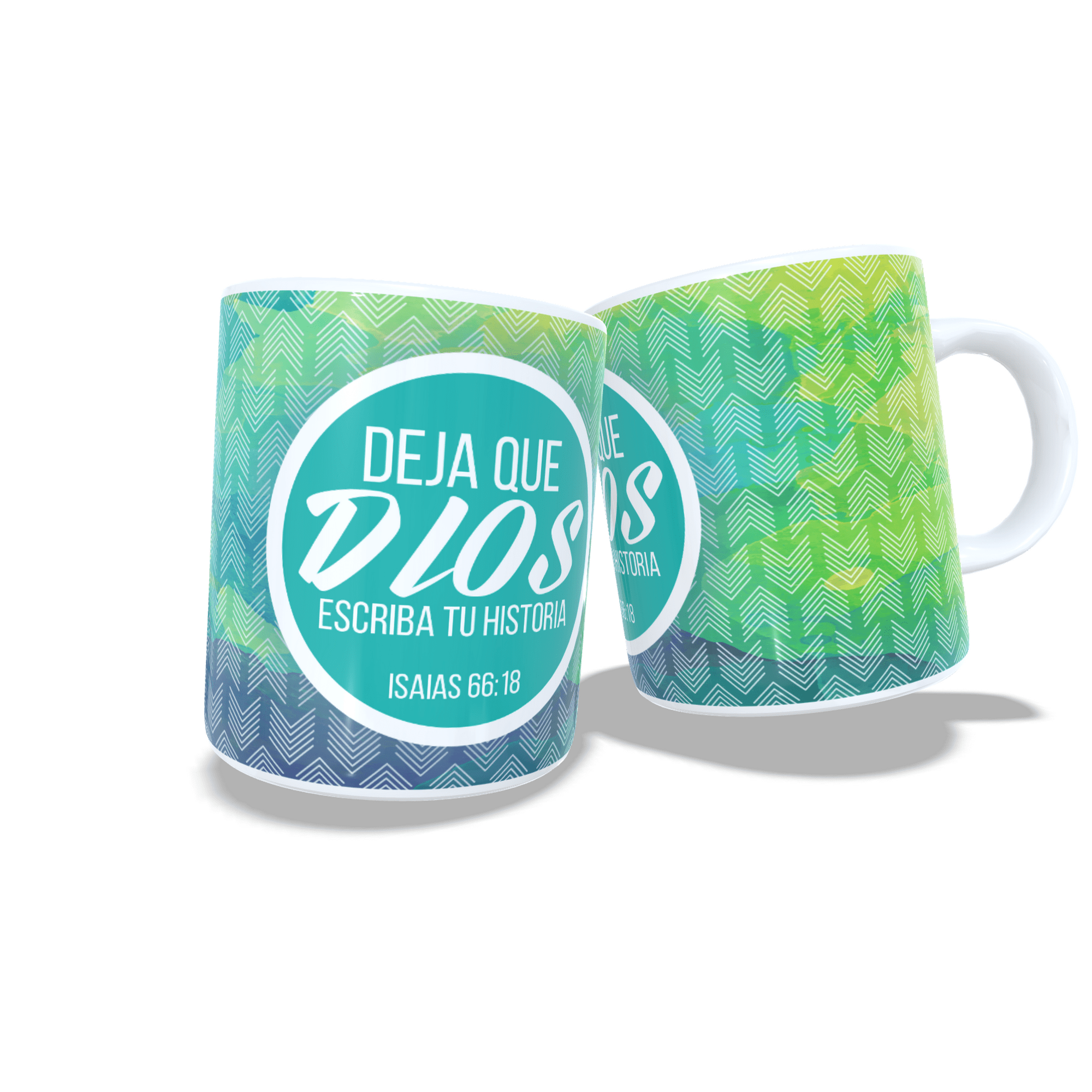 Arumistorechile - Tazon Taza Colección Frases Cristianas Celeste