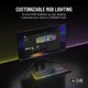 thumbnail image 5 of Teclado Gaming Corsair K55 CORE RGB Membrana Cableado Gris, 5 of 7