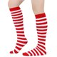 thumbnail image 1 of suxuMhao Calcetines Finos a Rayas para Pantorrilla, 3 Pares Talla Única para la Mayoría, Calcetines Suaves de Poliéster-algodón y Spandex - Ideales Como Calcetines a Media Pantorrilla, Calcetines, 1 of 2