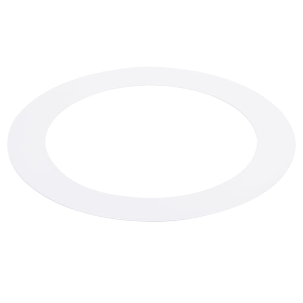 Uxcell 6.3" ID 10" OD Anillos de Ajuste para Luz Empotrada Anillo de Recorte Blanco Brillante para Lámparas de Techo y Pared