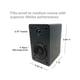 thumbnail image 3 of Singing Wood T25 Bocinas Pasivas de Estantería de 2 Vías 60 Watts (30W x 2) con Soporte de Pared Preinstalado - Acabado en Madera de Haya, Par - Receptor O Amplificador Necesario para Operar (Negro), 3 of 3