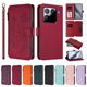 thumbnail image 3 of Funda Cartera Mariposa para [Xiaomi 15 Pro] con Soporte y Cremallera Rojo, 3 of 6