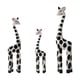 thumbnail image 3 of Escultura De Jirafa De Madera, Artesanía Creativa, Figura Animal Para Decoración Del Hogar Y La Oficina, Color Blanco Y Negro, 3 of 5