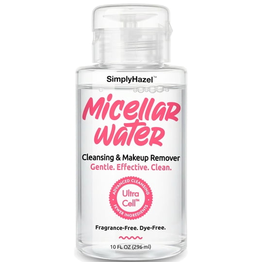 Agua Micelar Simply Hazel Desmaquillante Suave 296 Ml